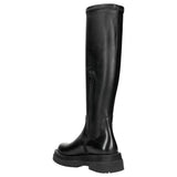 Wojas Black Leather Knee High Boots | 7100581