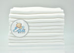100% Cotton Classic White Baby Swaddle - Pielucha 140g/m2 | CH-536