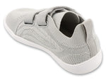 Befado Wide Gray Sneakers with Leather Insole - BAREFOOT | 003X013