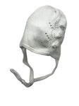 Newborn Girls' 100% Cotton Tied Beanie ~0-1 months | N69