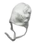 Newborn Girls' 100% Cotton Tied Beanie ~0-1 months | N69