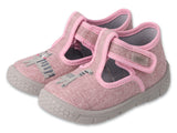 Befado Pink Daycare Slippers / Sneakers with Cat Patch - HONEY | 631P020