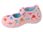 Befado Pink Daycare Slippers / Sneakers with Teddy Bears Pattern - SPEEDY | 109P268