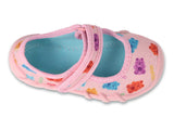 Befado Pink Daycare Slippers / Sneakers with Teddy Bears Pattern - SPEEDY | 109P268