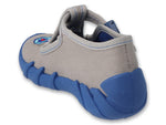 Befado Gray Daycare Slippers with Tractor Patch / Sneakers SPEEDY | 110P513N
