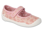 Befado Light Pink Daycare Slippers / Sneakers with Butterfly Pattern - BLANCA | 114X526