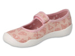 Befado Light Pink Daycare Slippers / Sneakers with Butterfly Pattern - BLANCA | 114X526