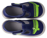 Befado Dark Blue Daycare Slippers / Sneakers with Crocodile Pattern HONEY | 631P021
