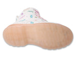 Befado White Ankle Boots with Candy Patter - CANDY | 169X034