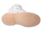 Befado White Ankle Boots with Candy Patter - CANDY | 169X034
