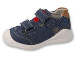 Befado Dark Blue Leather Sandals SNAKE | 170P083