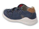 Befado Dark Blue Leather Sandals SNAKE | 170P083