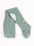 YO! Boys' Green Cotton Crawling Tights with ABS on Feet and Knees | RAB-0025C-TRUCK
