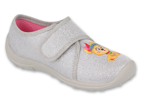 Befado Gray Bear School-Daycare Slippers / Sneakers BOOGY | 660X061