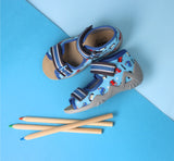 Befado Blue Daycare Slippers / Sandals SNAKE | 350P036