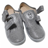 Waldi Sparkle Gray Daycare Slippers / Sneakers - SASHA | 278-894
