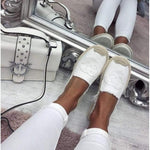 Women's White CC Espadrilles Slip-On Flats | DD3099-2
