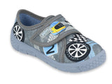 Befado Gray Daycare Slippers / Sneakers  HONEY| 557P144