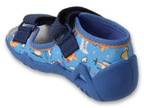 Befado Blue Sandals with Planes Pattern SNAKE | 350P052