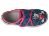 Befado Dark Blue Bear School-Daycare Slippers / Sneakers BOOGY | 660X049