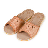Women's Open Toe Slippers with Folk Pattern | K-1149A