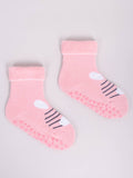 YO! Girls' Pink Ankle Socks with ABS | SKF-0005GAA-P