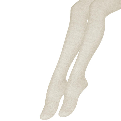 Girl's Beige Cotton Tights | TRG850-BE