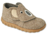 Befado Light Brown Daycare Slippers / Sneakers with Koala Pattern FLEXI| 620P002