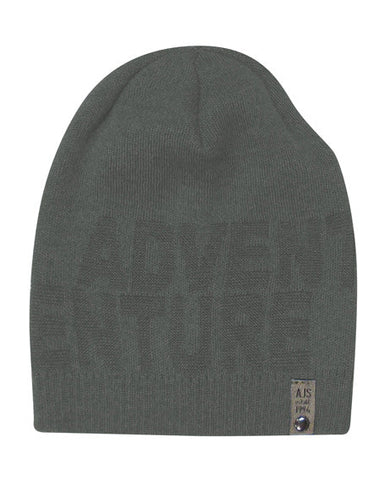 Boys' Gray Printed Beanie ~ 6-12 years | 40/229-D