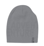 Boys' Steel Gray Printed Beanie ~6-12 years | 40/229-E
