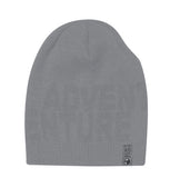 Boys' Steel Gray Printed Beanie ~6-12 years | 40/229-E