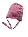 Newborn Girls' 100% Cotton Tied Beanie ~0-1 months | N69