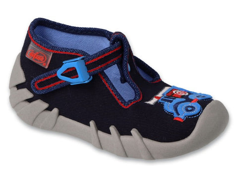 Befado Dark Blue Daycare Slippers / Sneakers SPEEDY | 110N406