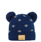 Boys' Beanie with Double Pom Pom ~1-3 years | 44/448