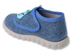 Befado Dark Blue Daycare Slippers with Hippo Patch / Sneakers - FLEXI | 454P038