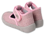 Befado Pink Daycare Slippers / Sneakers with Cat Patch - HONEY | 631P020