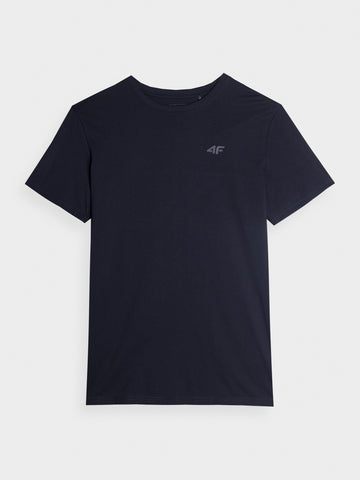 Men's 4F Navy Blue T-shirt with Logo | TSHM0876-30S