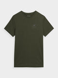 Men's 4F Khaki T-shirt with Logo | SHM0951-43S