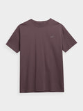 Men's 4F Brown T-shirt with Logo | SHU0885-81S