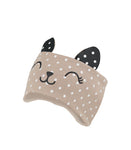 Beige Cotton Headband with Ears ~ 0-12 months  | 50/004-A
