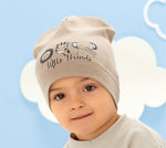 Boys' Beige Hat with Animals Print  ~ 4-5 Years | 50/089-A