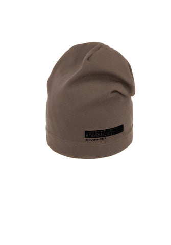 Boys' Brown Printed Beanie ~ 6-12 years | 50/129-C