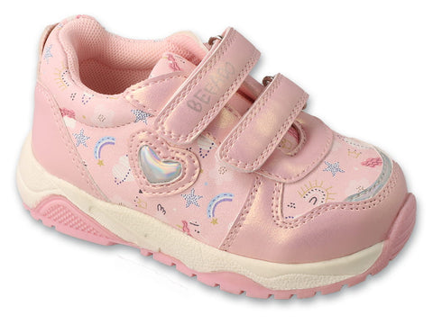 Befado Pink Sneakers with Leather Insole - UNICORN | 514P029