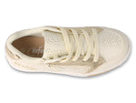 Befado Beige and Gold Sneakers with Leather Insole - ZIPP | 514X016