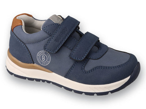 Befado Dark Blue Sneakers with Velcro Fastening and Leather Insole - CASUAL FUN | 514X026