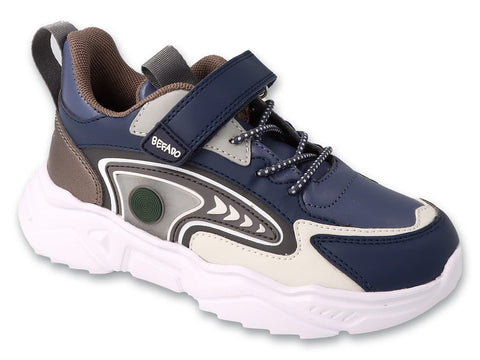 Befado Dark Blue Sneakers with Velcro Fastening - FUTURE | 516X360