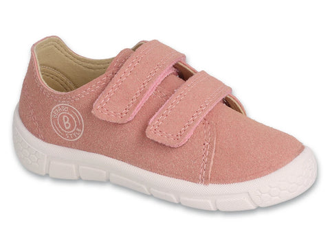 Befado Pink Sneakers with Velcro Fastening - HONEY | 909X004