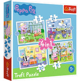 Peppa Pig 4 in 1 Jigsaw Puzzle - Holiday Memory | 34359