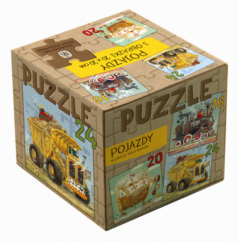 Vehicles 3 in 1 Jigsaw Puzzle | GXP-680599
