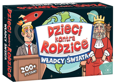 Dzieci kontra Rodzice. Władcy Świata  - Educational Board Game | TK-104